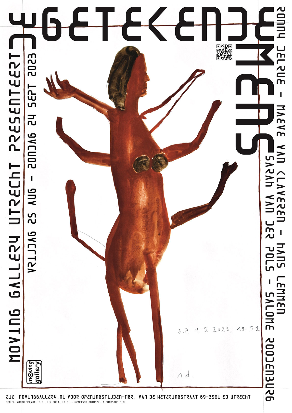 Affiche De Getekende Mens web